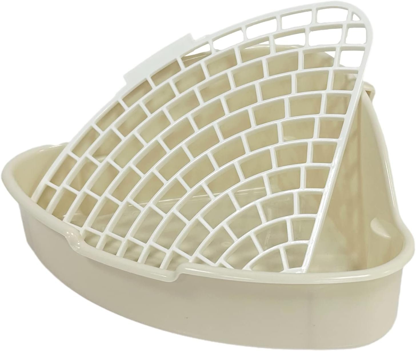Small Animal Corner Litter Box, Cage Potty Trainer for Hamster, Rabbit, Guinea Pig, Ferret, Gerbil, Chinchilla (1)