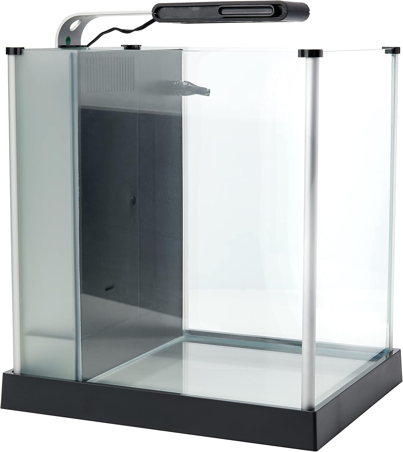 Fluval SPEC Freshwater Aquarium Kit, Aquarium with LED Lighting and 3-Stage Filtration, 2.6 Gallon, Black
