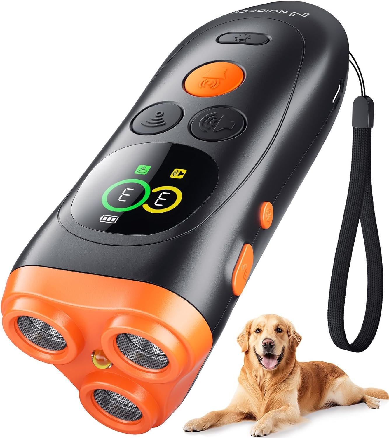 Dog Bark Deterrent Devices, 3X Ultrasonic Anti Barking Device for Dogs with Color LCD Screen, 3 Training Modes, 33FT Range to Correct Bad Behavior, Safe & Humane for Indoor & Outdoor Use