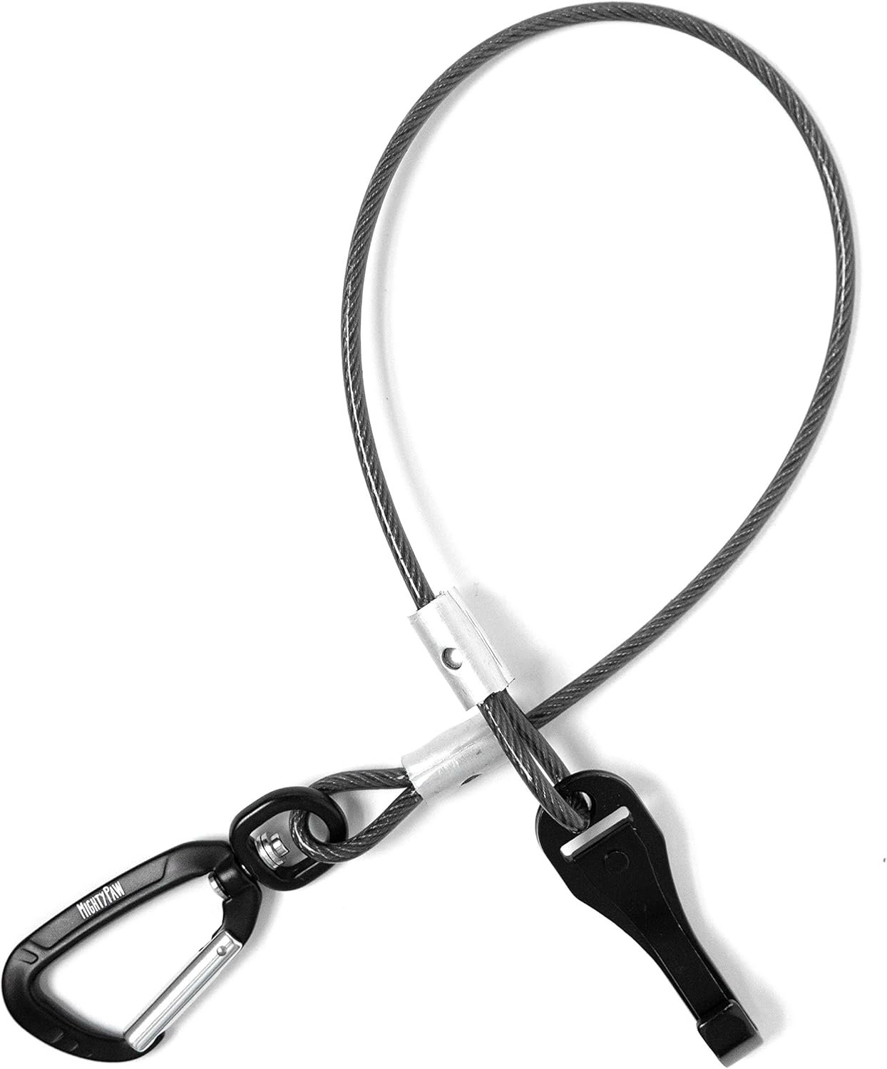 Mighty Paw Dog Seat Belt Vehicle – Chew-Proof Dog Belt – Great for Teething Puppies – Latch Bar Attachment Like Child’s Car Seat – Aviation Aluminum Carabiner – Strong Enough for Climbers – 850+ LB
