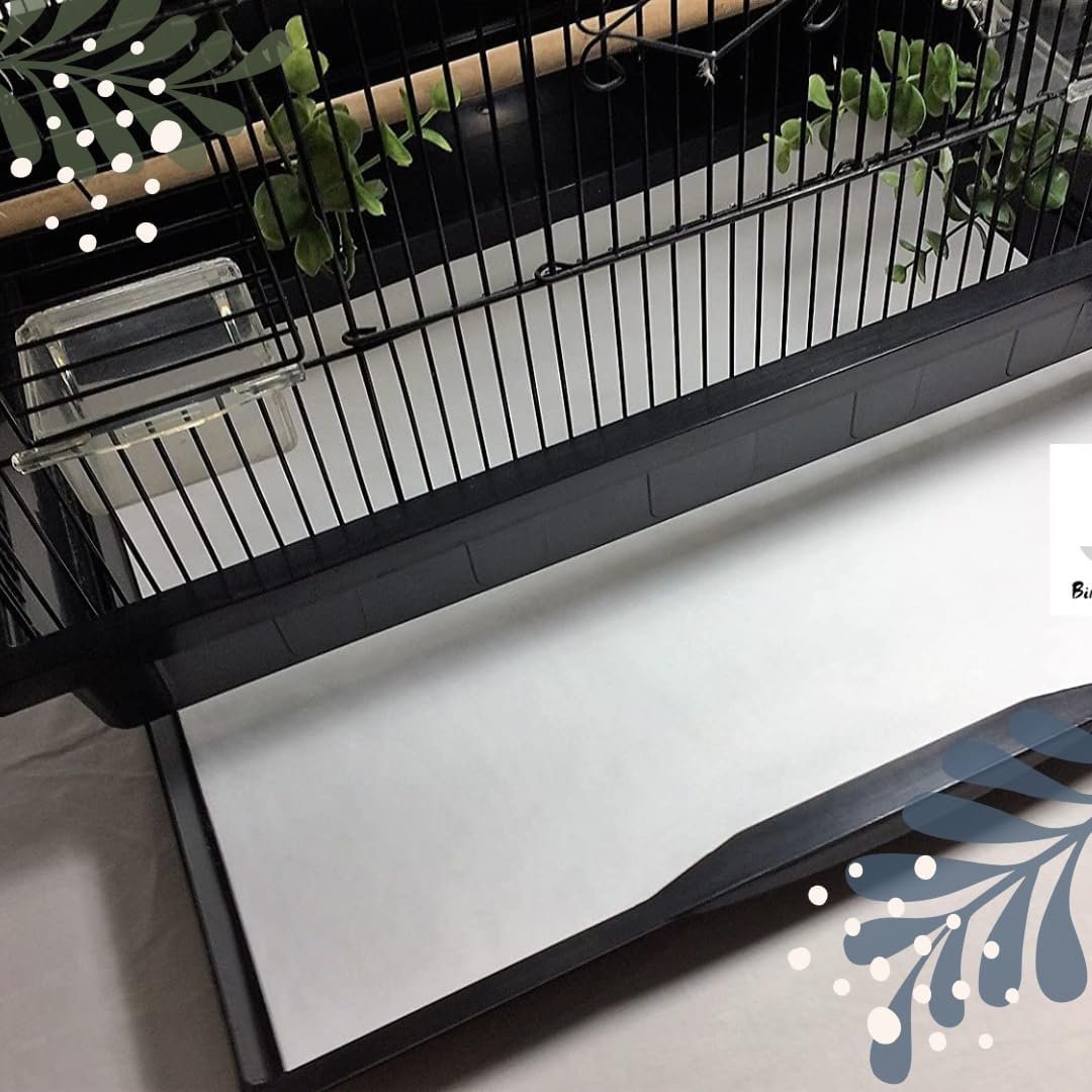 Birdcage Liners – Poly Coated, Medium Sizes, Custom Orders, 60, 100 or 150 Pre-Cut Sheets – Up to 200 Feet of Paper