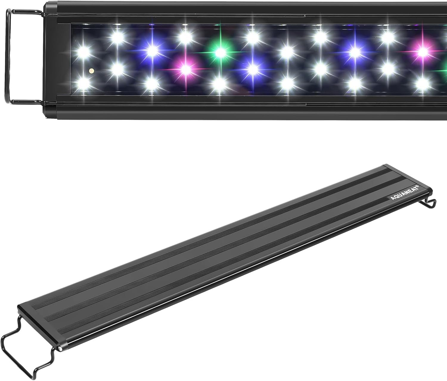 AQUANEAT LED Aquarium Light Full Spectrum 12 Inch Fish Tank Light Fresh Water