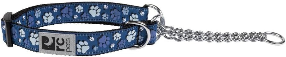 RC Pets Training Collar | Adjustable, Gentle, Tug-Reducing | Small, Fresh Tracks Blue