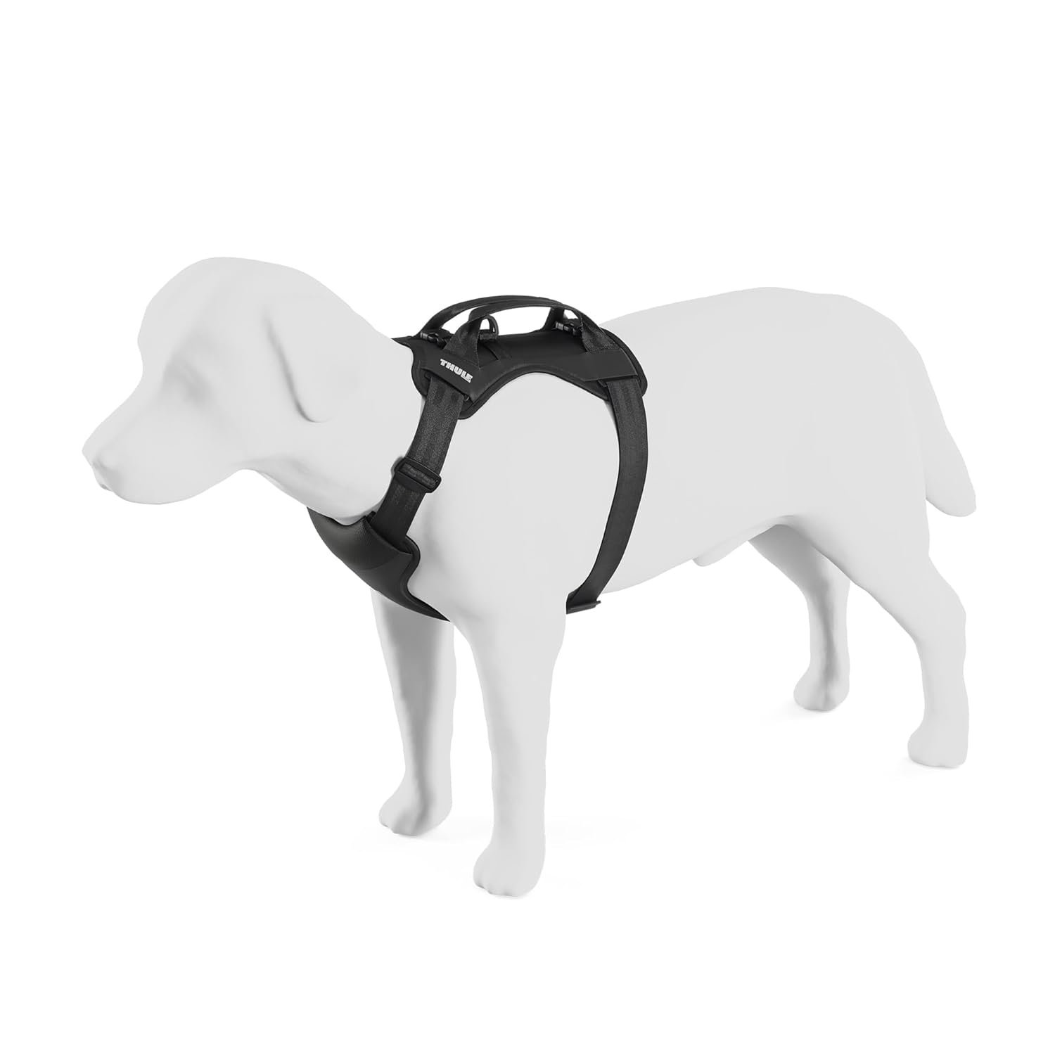 Thule Cappy Dog Harness S – Crash-Tested for Safety – Seatbelt passthrough – Adjustable & Easy to Clean – Padded Breathable mesh Panels – Leash Loop – Step-in Design