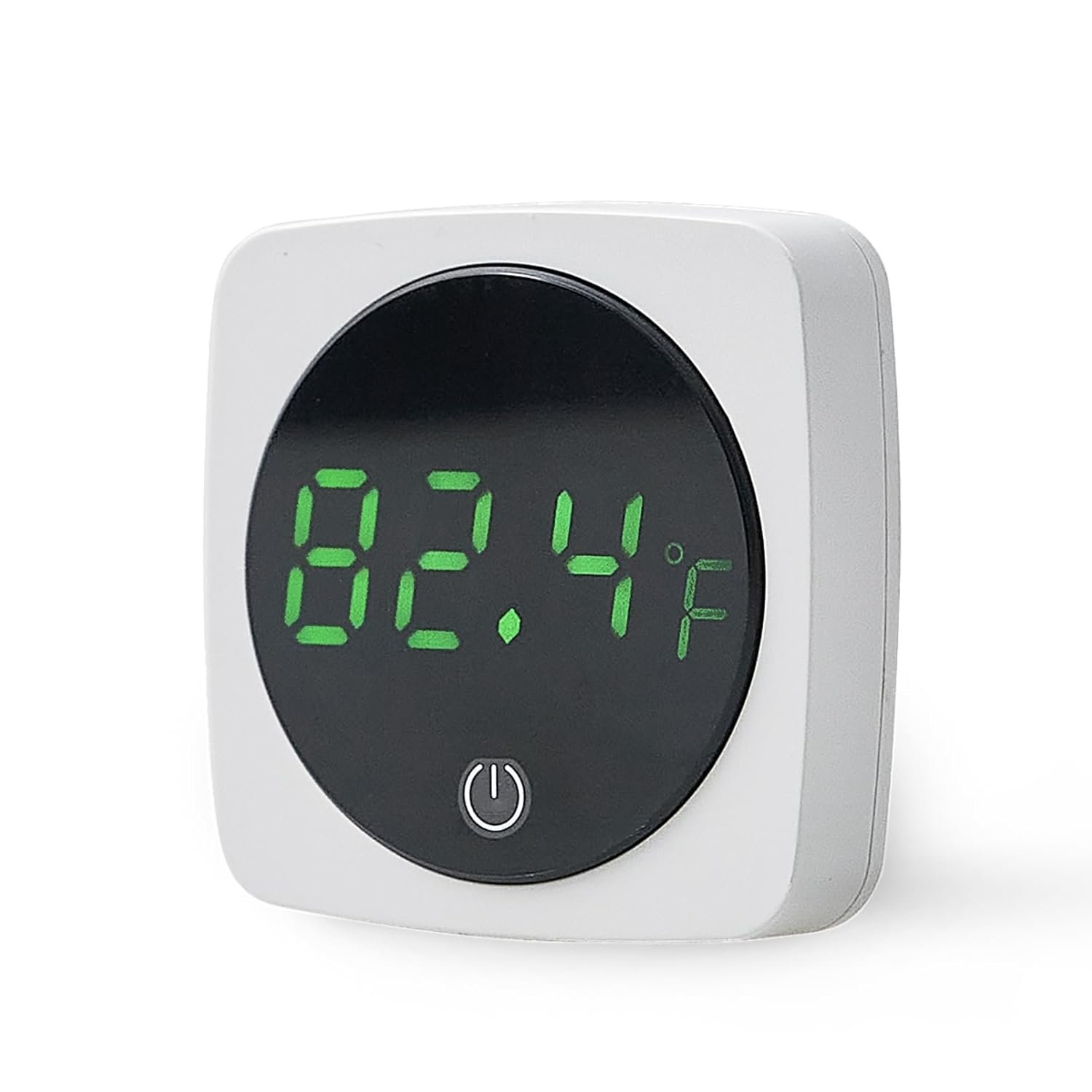 Aquarium Thermometer, Digital Fish Tank Thermometer Stick On, LED Display ±0.9°F with Touch Button for Aquatic Pets, Fish, Betta Axolotl & Turtle (1)