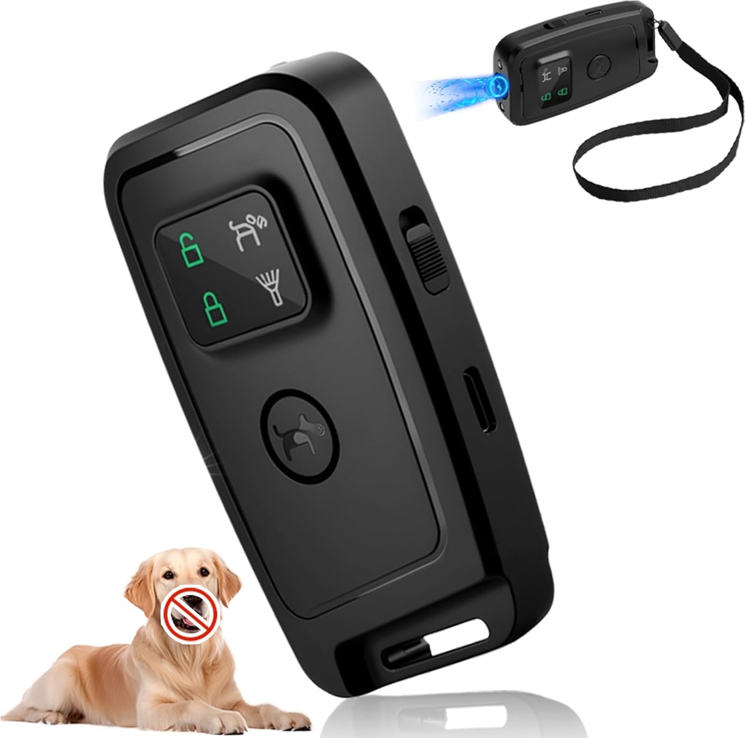 Ultrasonic Anti Barking Device for Dogs，Dog Deterrent Devices & Barking Silencer for Bad Behavior，Indoor/Outdoor Dog Training Bark Control