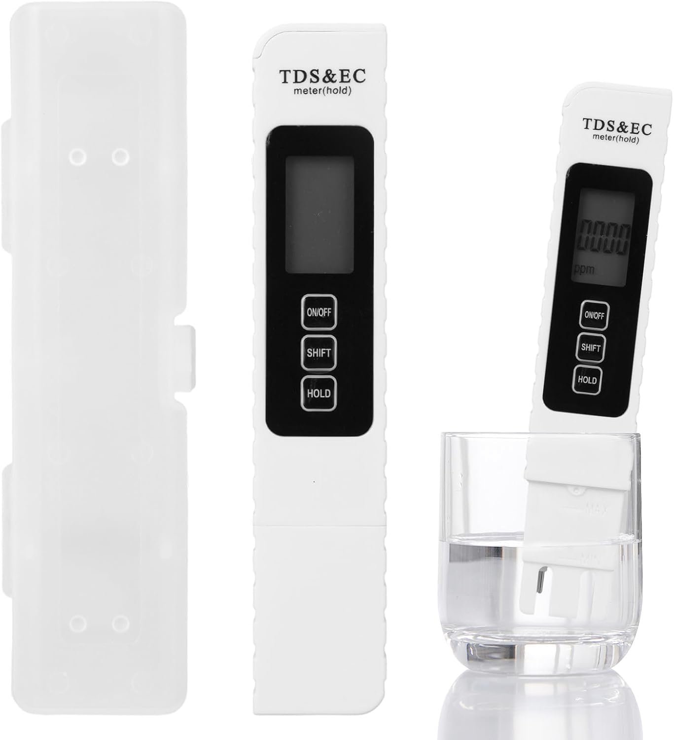 4-in-1 Digital Water Quality Tester, 2025 New Aquarium Fish Tank TDS & EC Meter Test Strips Pond Testing Device for Drinking Water Home Office Restaurant, Fast & Accurate