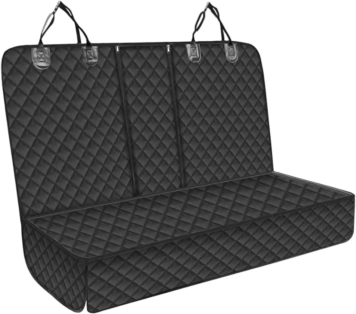 Car Back Seat Cover for Dog, Waterproof Nonslip Car Seat Protector for Pet Kids, Pet Bench Backseat Cover for Cars SUVs Trucks, 53″