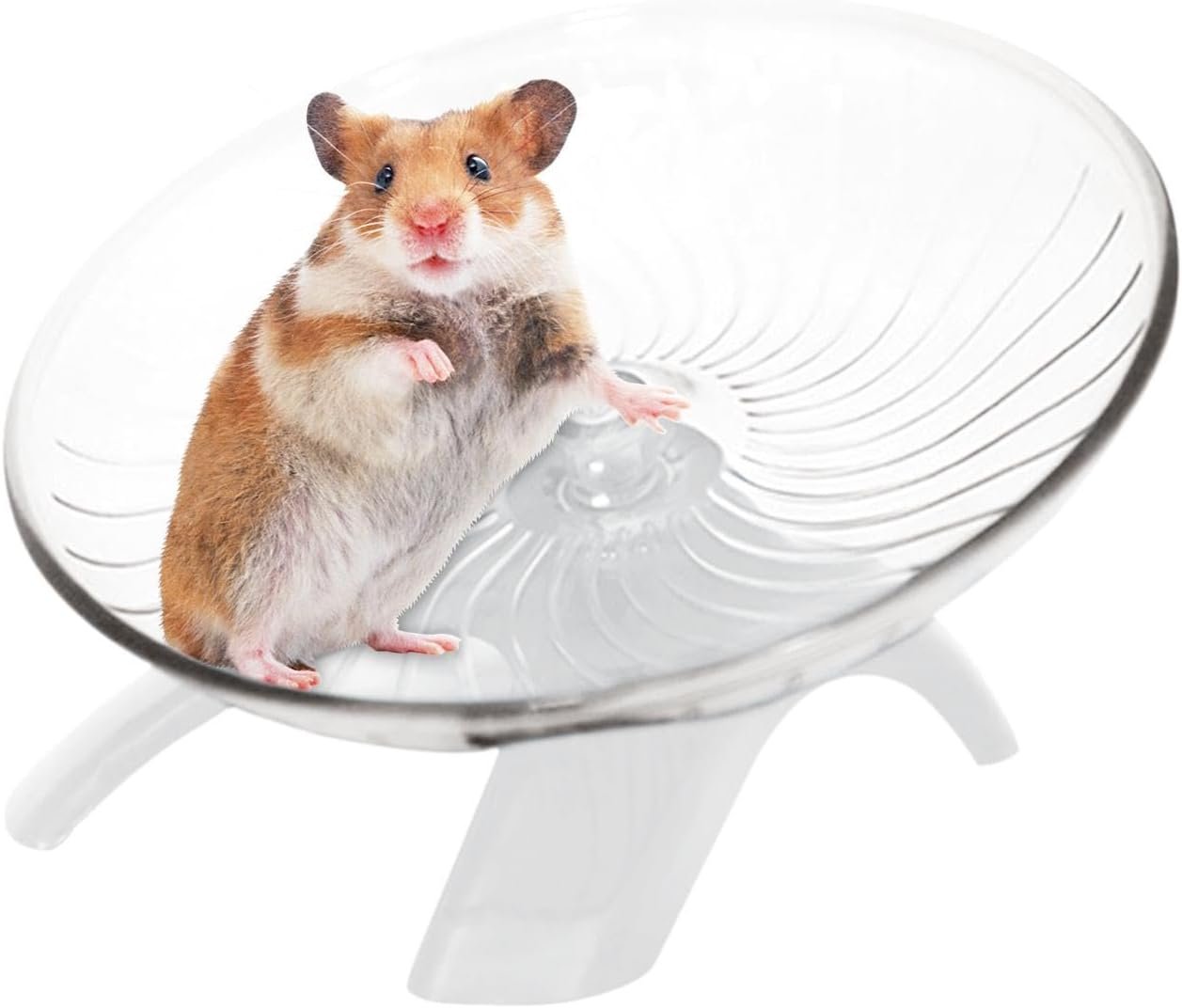 Kakalote Hamster Wheel, Hermit Crab Climbing Toys Silent Running Exercise Wheel, Small Animal Exercise Wheels Hermit Crabs Wheel for Hamsters, Gerbils, Hermit Crab Small Cage