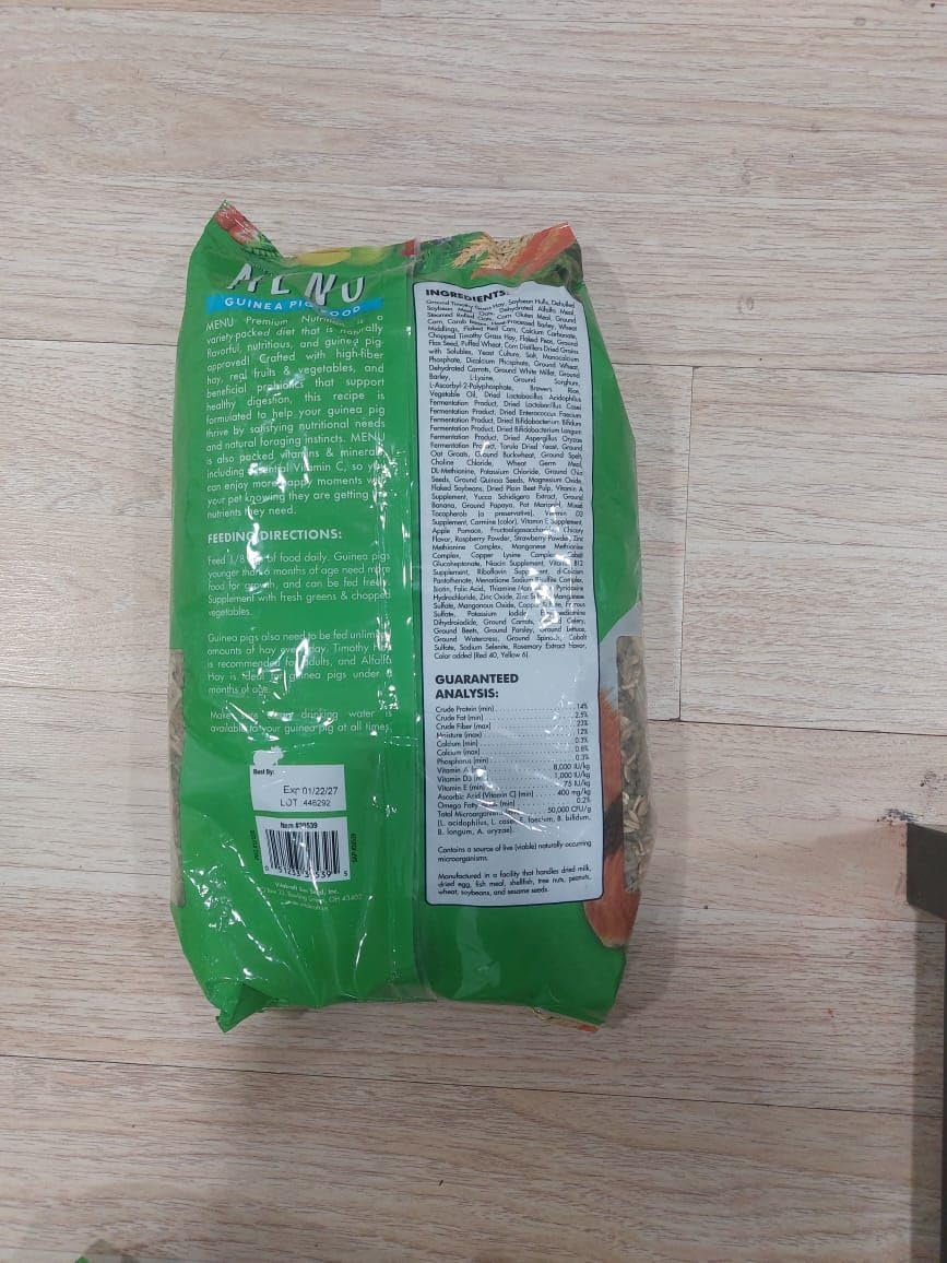 Guinea Pig Food – Timothy Hay Pellets, 8Lb