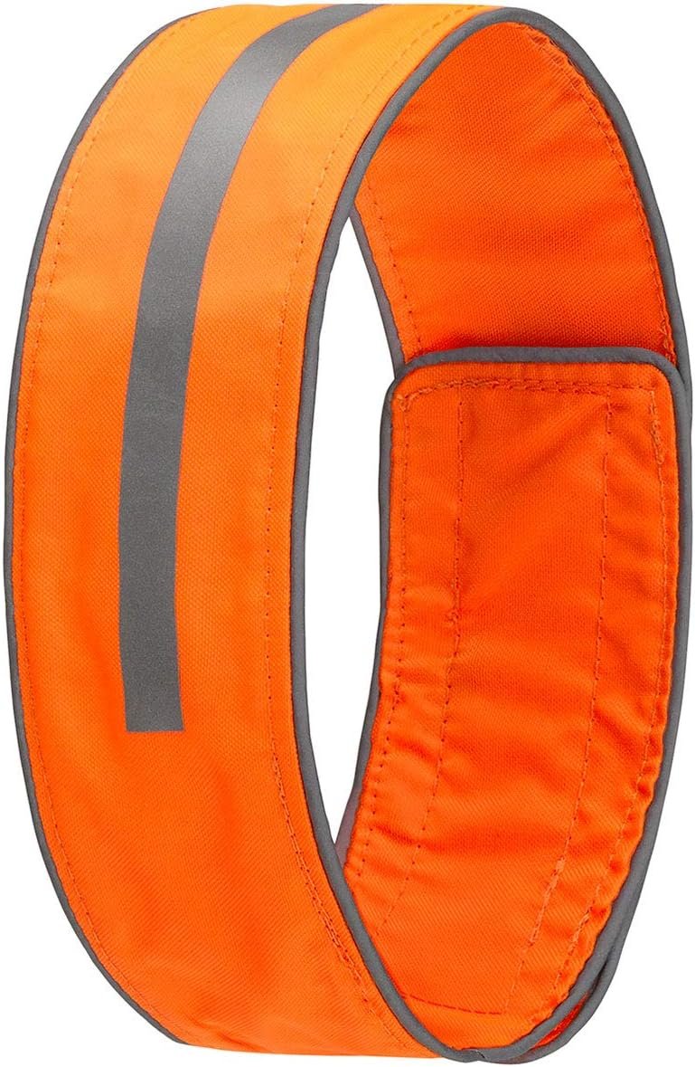 SPOT THE DOG! Reflective Dog Collar – High Visibility Safety Dog Accessories, Adjustable and Durable Pet Collars, Fluorescent Dog Apparel for Walking, Hiking, Camping, Hunting (Blaze Orange, XL)