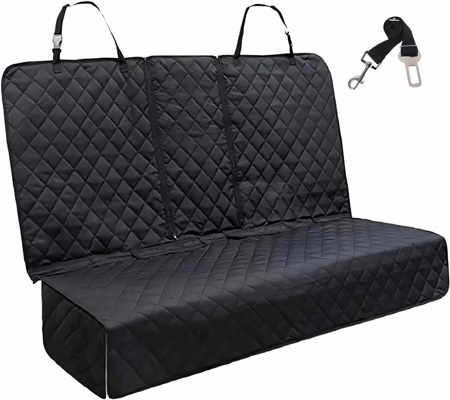 Dog Car Seat Cover for Back Seat Pet Cover for Dogs Waterproof Car Seat Protector Bench Seat Cover, Scratchproof Nonslip Durable Car Seat Covers for SUV,Truck &Cars(Standard Size:52W*48L)