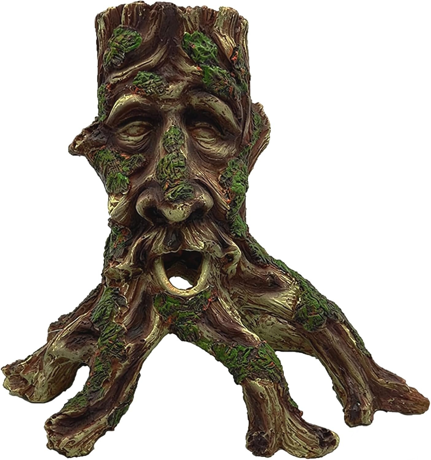 Tfwadmx Large Aquarium Driftwood Decaying Trunk Terrarium Resin Hollow Tree Root Log Ornament Decoration Fish Tank Hideouts Climbing Habitat Accessories for Bearded Dragon Snake Chameleon Reptile