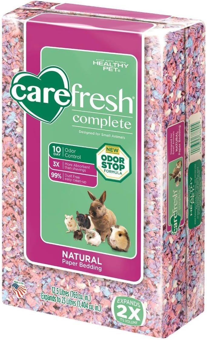 CareFresh Complete Natural Paper Bedding – Confetti – 23 lt