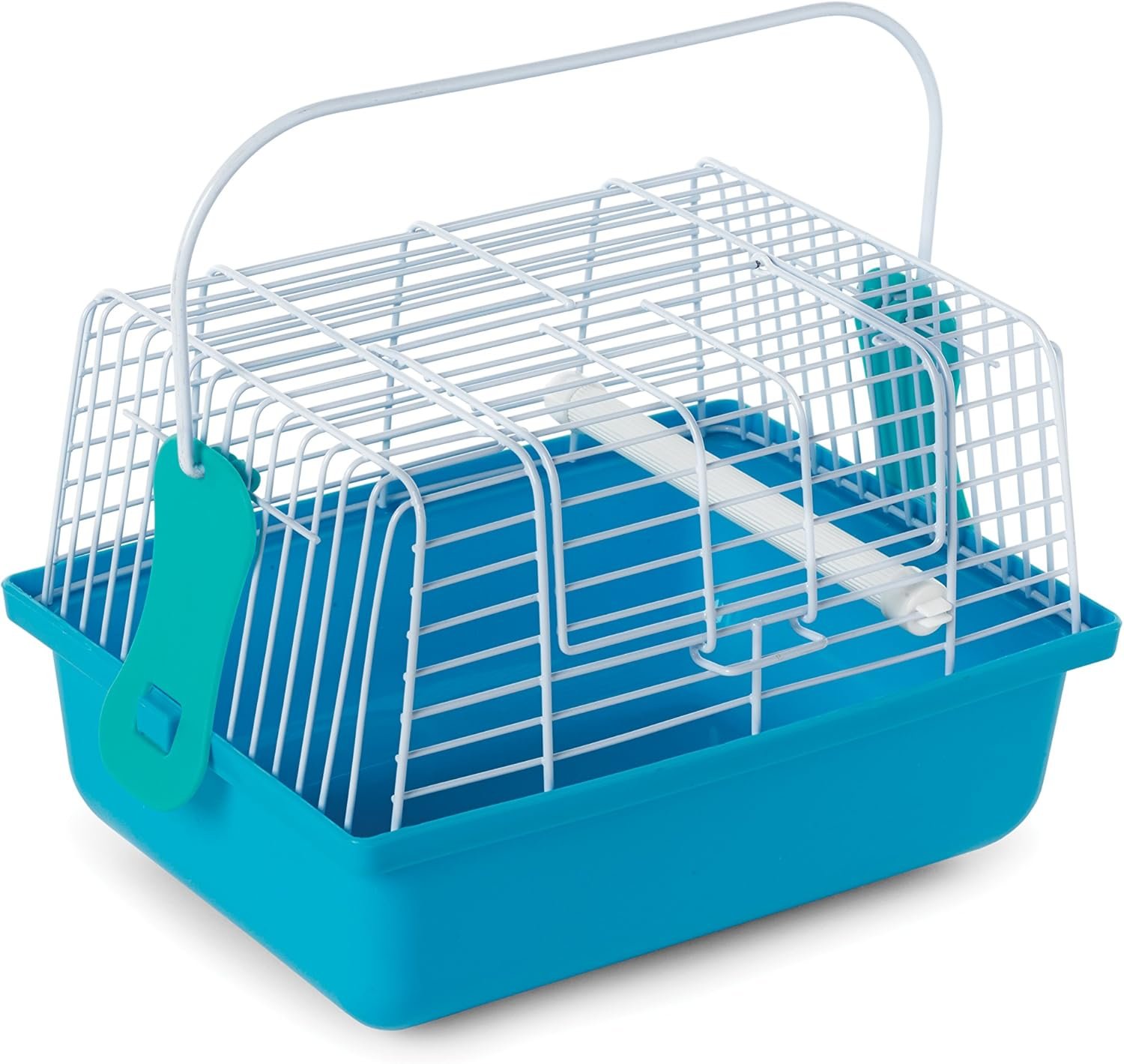 Prevue Pet Products Small Animal Travel Carrier – Hamster, Bird, Small Parakeet, Gerbil, & Rat Carrier, Small Reptiles, Easy Pet Transportation, Travel Bird Cage, Lightweight & Portable – Blue