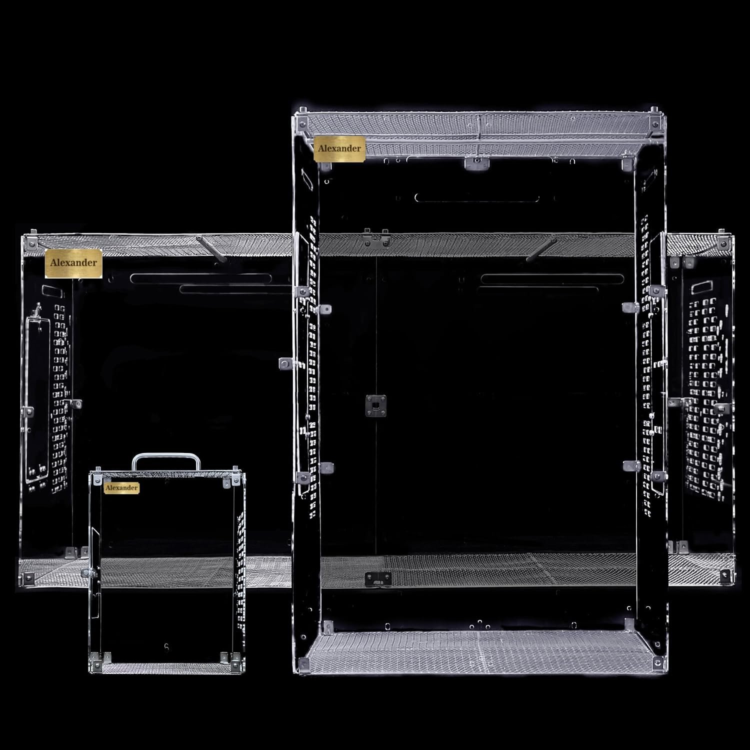 GuineaLoft™ Custom Acrylic Bird Cage (Model-ET2) – Crystal Clear, Custom Sizes from Small to Extra Large, Optional Divider, Name Plate, UV Background, Accessories – Visit the GuineaLoft Store