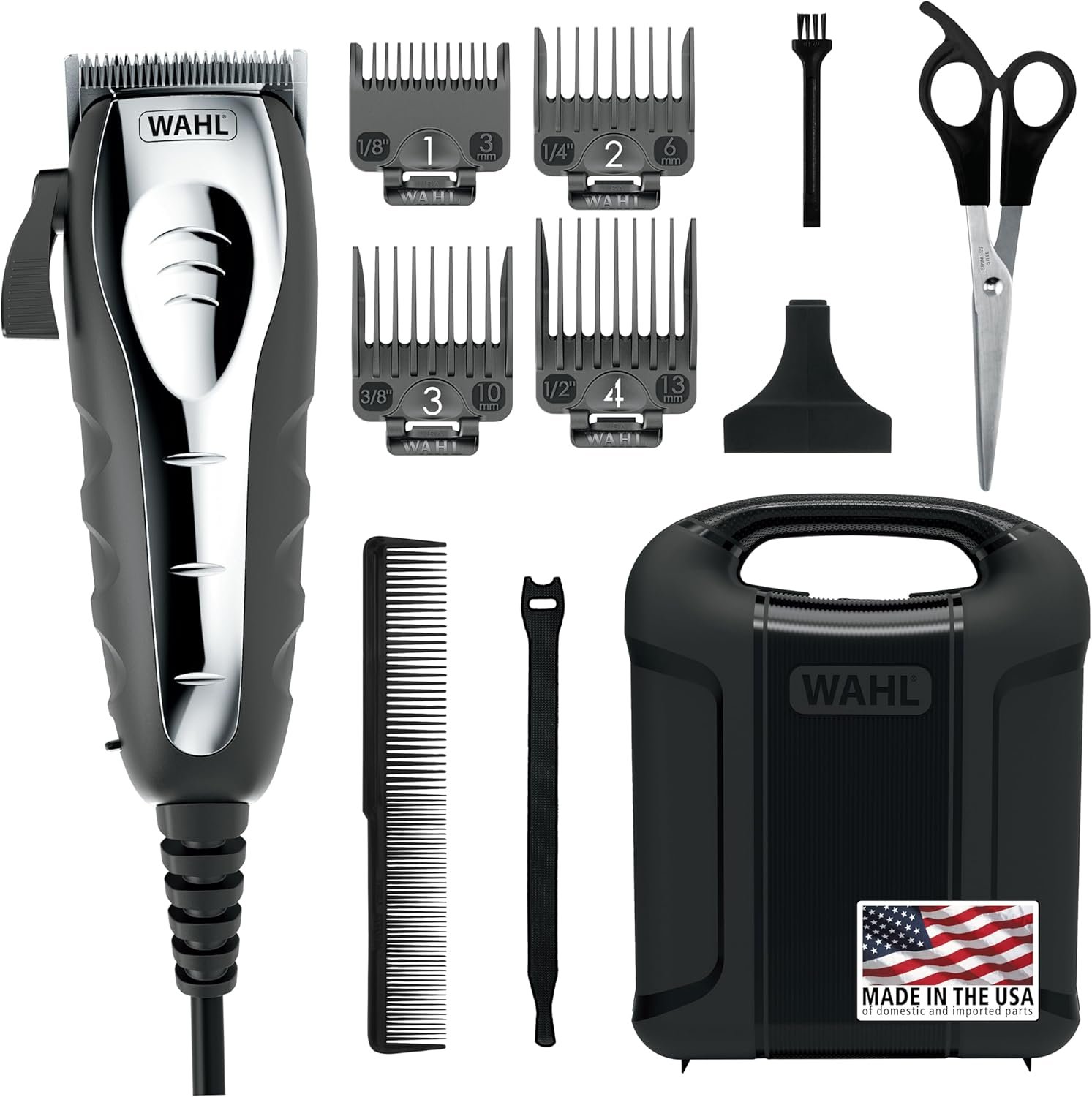 Wahl USA Quiet Pro Corded Dog Clippers for Grooming – Heavy Duty Compact Electric Dog Grooming Kit Hair Clippers for Dogs Cats Pets- Model 9181