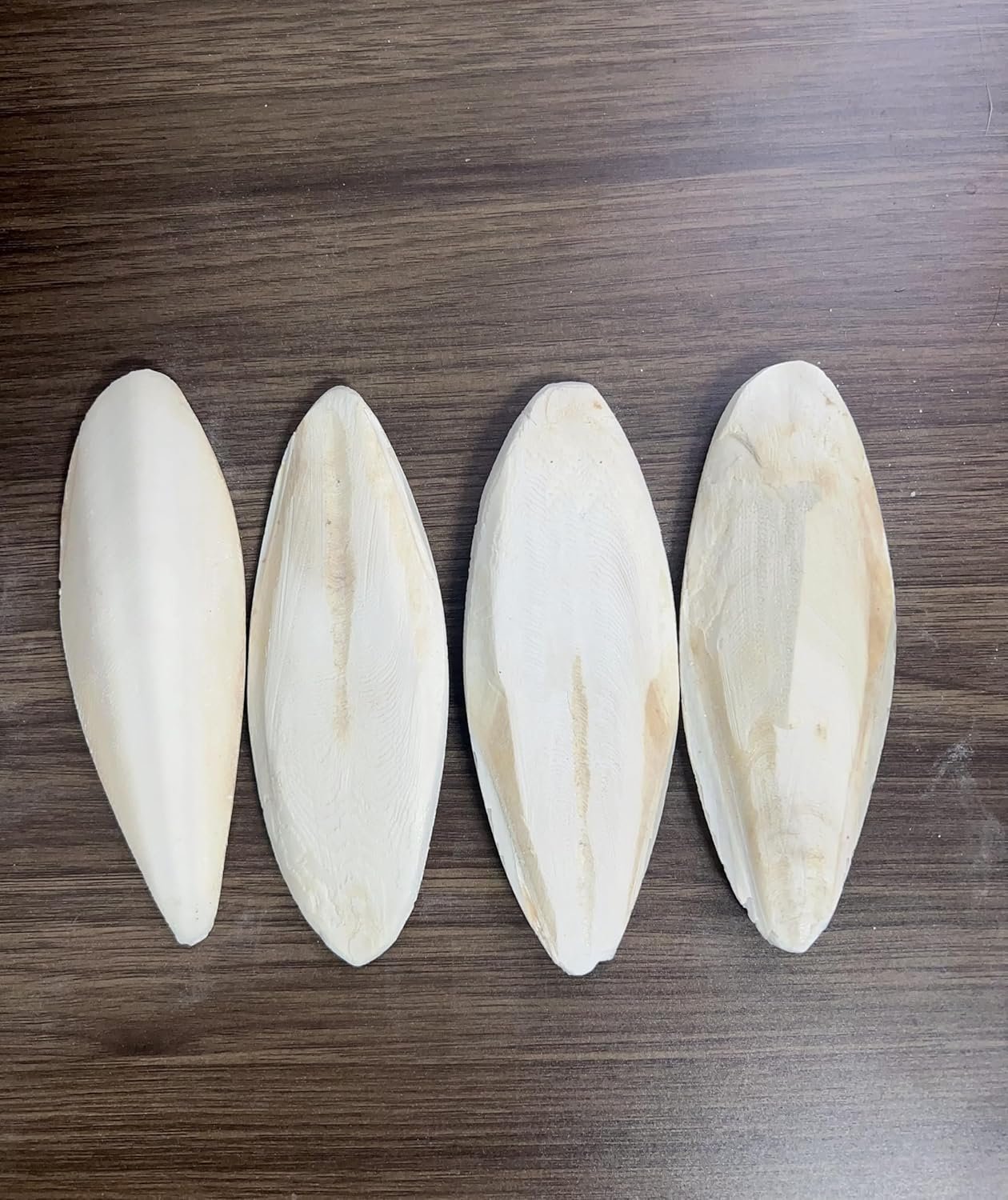 AWXZOM 4 pcs Cuttlebone for Birds Tortoises Turtles Snails Cockatiels Parakeets Budgies Reptiles Fish Small Animals (4.5-5.5inch/12-14cm)