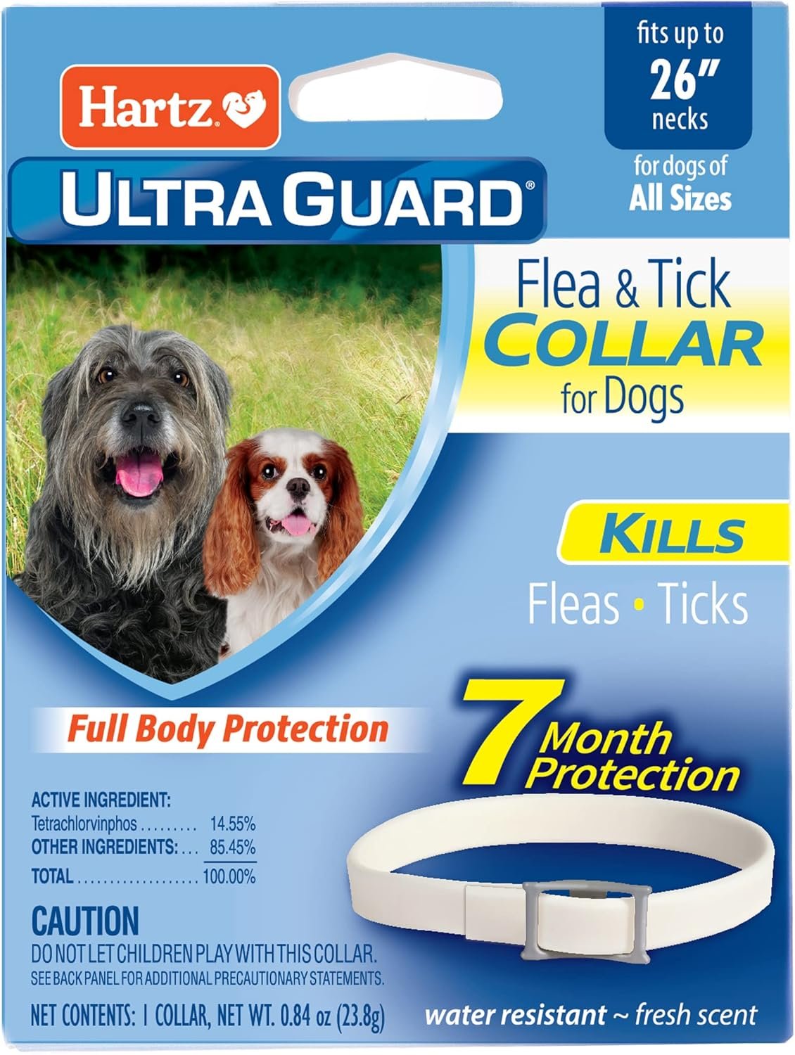 Hartz UltraGuard Flea & Tick Collar for Dogs and Puppies