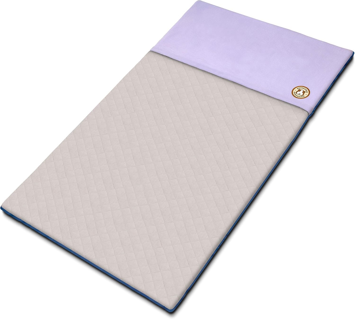 GuineaDad Original Reusable Cage Liner – Purple Fleece Bedding with Burrowing Pocket – Extra Absorbent Core & Waterproof Bottom – Fits C&C 2×4 Guinea Pig Cages – Small Animal Supplies