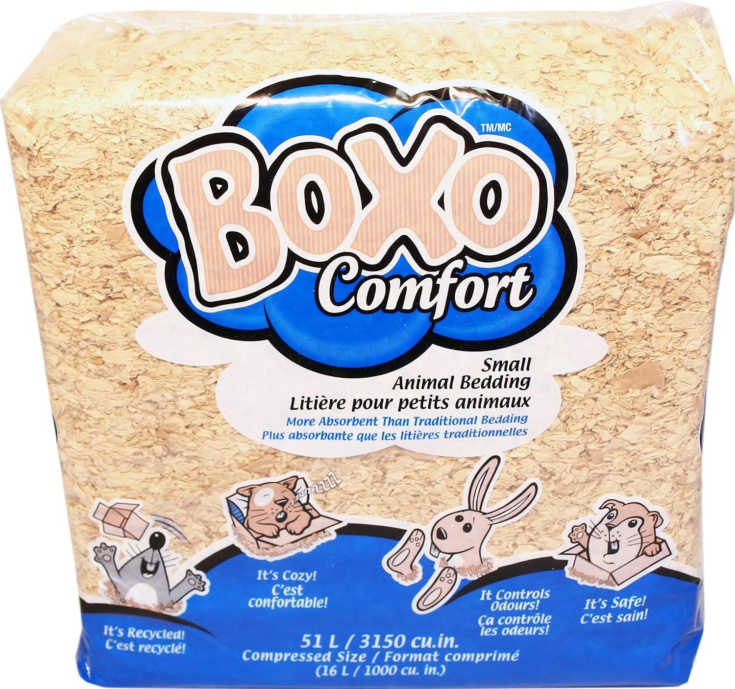 Small Animal Bedding, 51-Liter